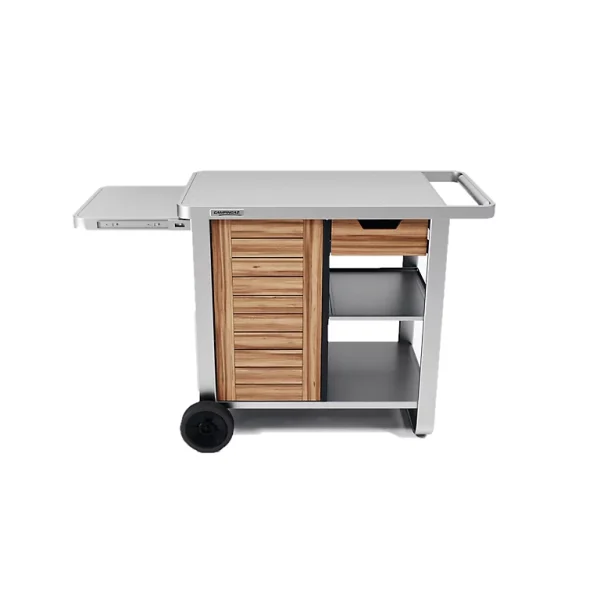 en promotion Castorama Chariot Woody Deluxe Pour Plancha 2 Et 3 Brûleurs 1