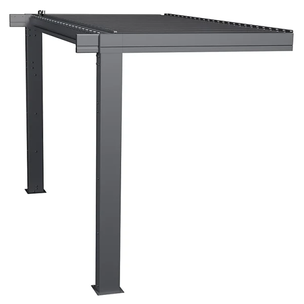 destockage Castorama Demi Extension Latérale Pour Pergola Hespéride Majae 3,6 X 3,6 M 1