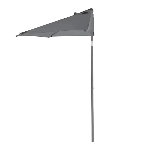 Castorama Parasol De Balcon GoodHome Carambole Gris Large choix en ligne 1