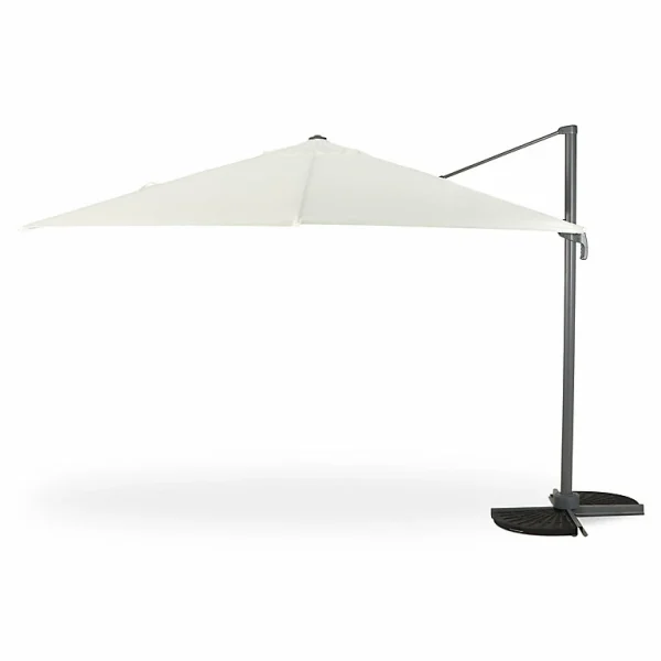 Castorama Parasol Déporté Blooma Jaya Gris Griffin 300 X 300 Cm site soldes 1