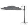 Castorama Parasol Déporté GoodHome Mallorca Gris ø350 Cm à prix très bas 7