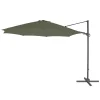 REMISE Castorama Parasol Déporté GoodHome Mallorca Kaki ø350 Cm 7