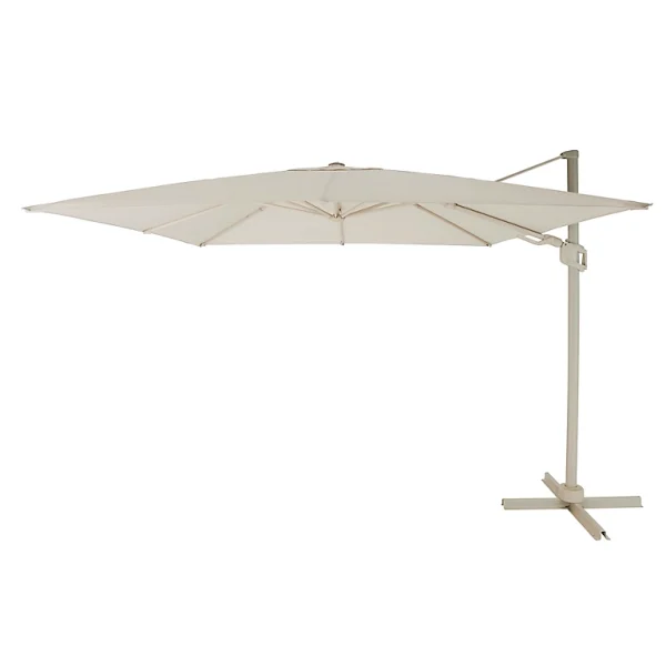 magasins pas chers Castorama Parasol Déporté GoodHome Menorca Peyote 300 X 300 Cm 1