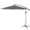 Castorama Parasol Déporté Malta Gris ø300 Cm mode pas cher 5