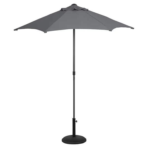 Castorama Parasol GoodHome Carambole Gris ø200 Cm magasin en ligne 1