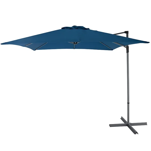 Castorama Parasol GoodHome Kalanga Bleu 250 X 250 Cm vente pas cher 1