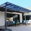 prix de gros Castorama Pergola Adossée Fixe Acier Et Aluminium Stockholm 3,5 X 6 M 5