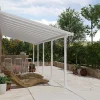 Castorama Pergola Adossée Fixe Aluminium Canopia By Palram Olympia Blanc 3 X 9,15 M Officielle 7