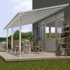 Castorama Pergola Adossée Olympia 3 X 6,10m Blanc marque pas cher 5