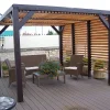 Castorama Pergola Auvent Autoportant Manuel Bois Veneto Habrita VT3431 3,40 X 3,12 M boutique pas cher 7