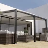 Castorama Pergola Bioclimatique Adossée Manuelle Aluminium Melbourne 4 X 3 M vente pas cher 5