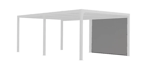 nouvelle saison Castorama Rideau PVC Gris Clair 5,98 M Pour Pergola Bioclimatique Habrita PER3660BI 1