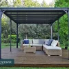 en ligne Castorama Tonnelle Aluminium Et Toit Polycarbonate Canopia By Palram Milano 3 X 4,3 M 5